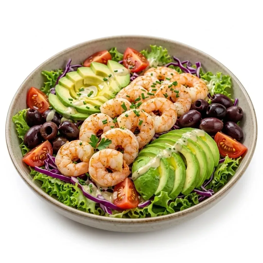 Salade avocat crevette