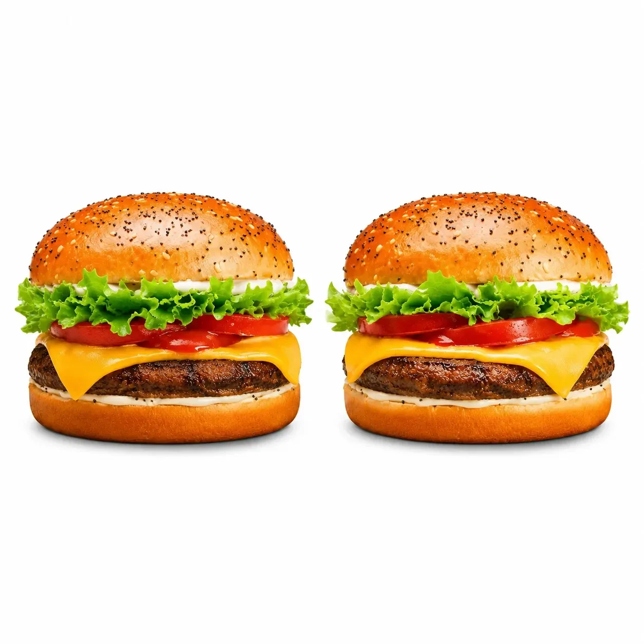 Menu 2 cheese burgers