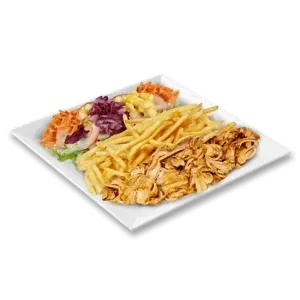 Menu assiette Kebab (Halal)