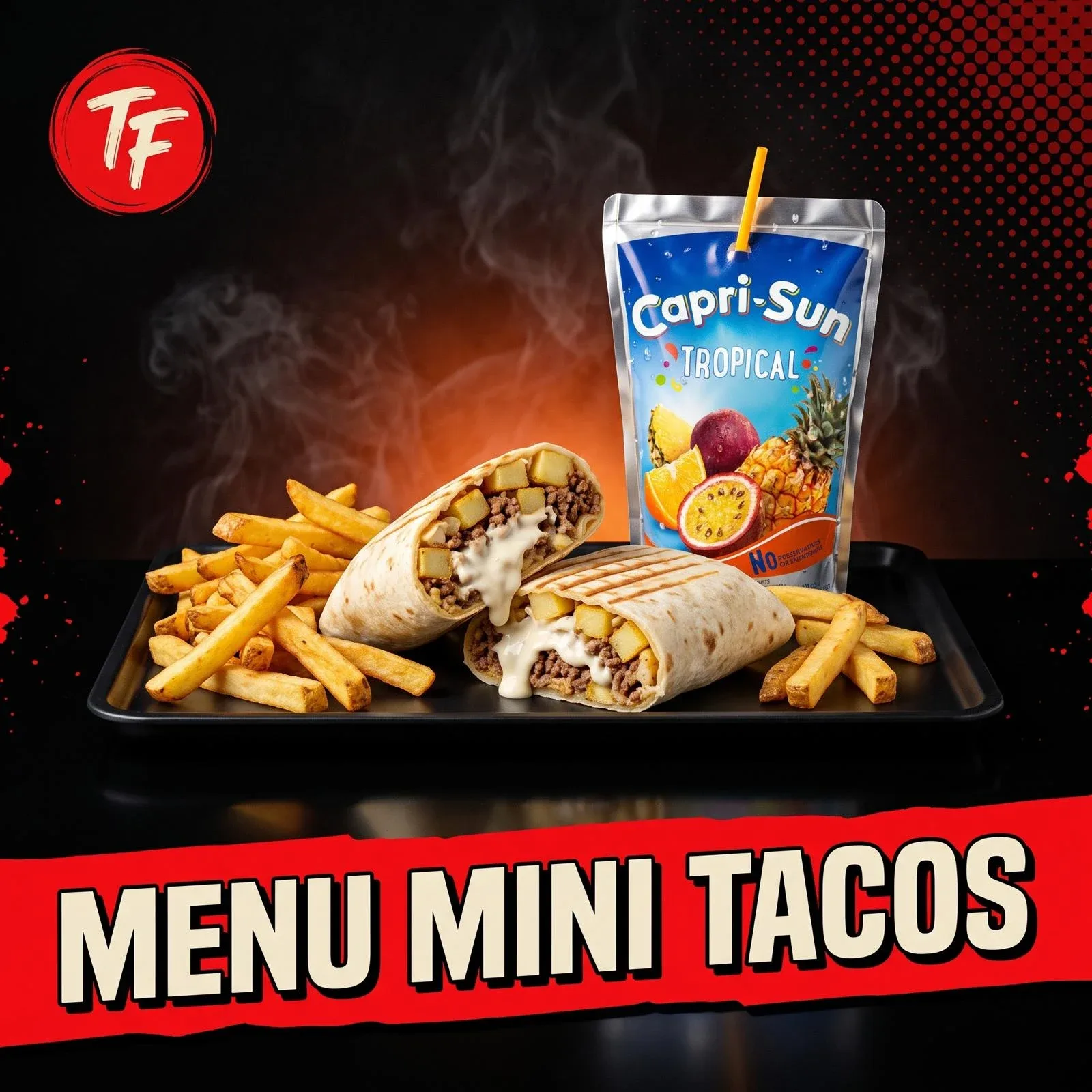 Menu mini-tacos